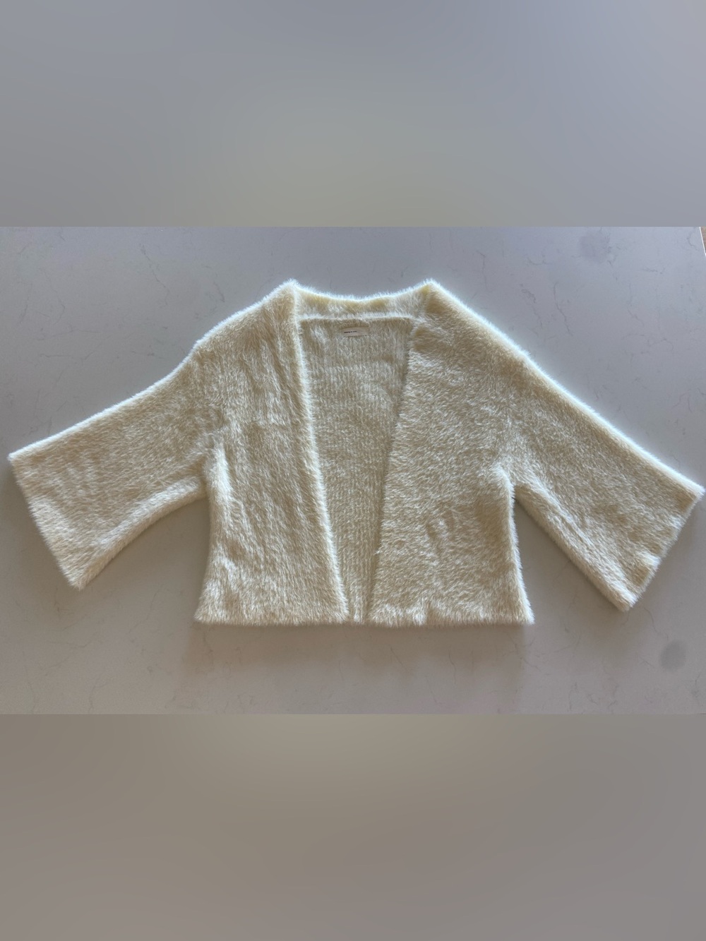 Sleeping on Snow - from Anthropologie - Women’s Soft Cream Open-Front Cardigan